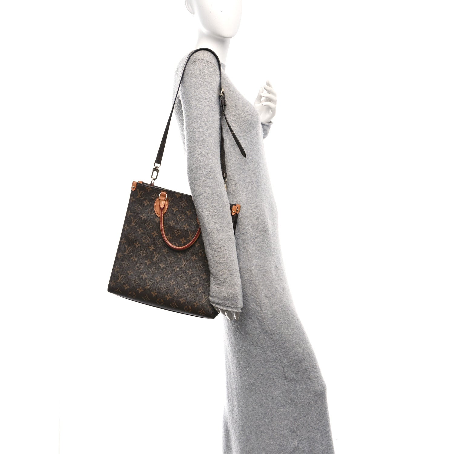 Louis Vuitton Monogram Sac Plat PM 3 of 11