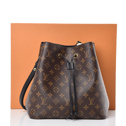 Louis Vuitton Monogram Neonoe MM Black 10 of 10