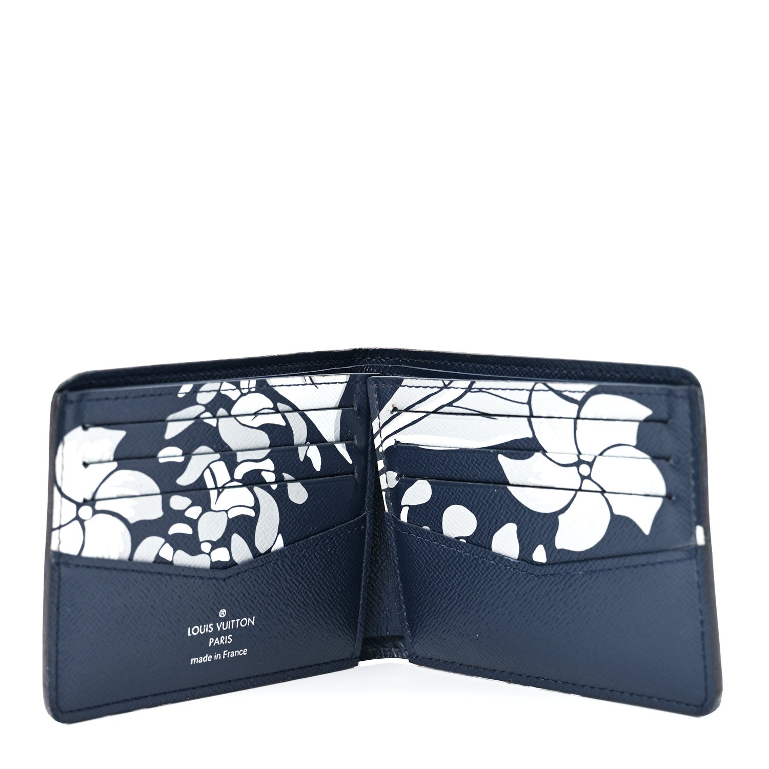 Louis Vuitton Taiga Slender Wallet Navy 6 of 11