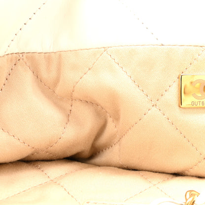 Chanel Calfskin Quilted Small Chanel 22 White 8 of 14