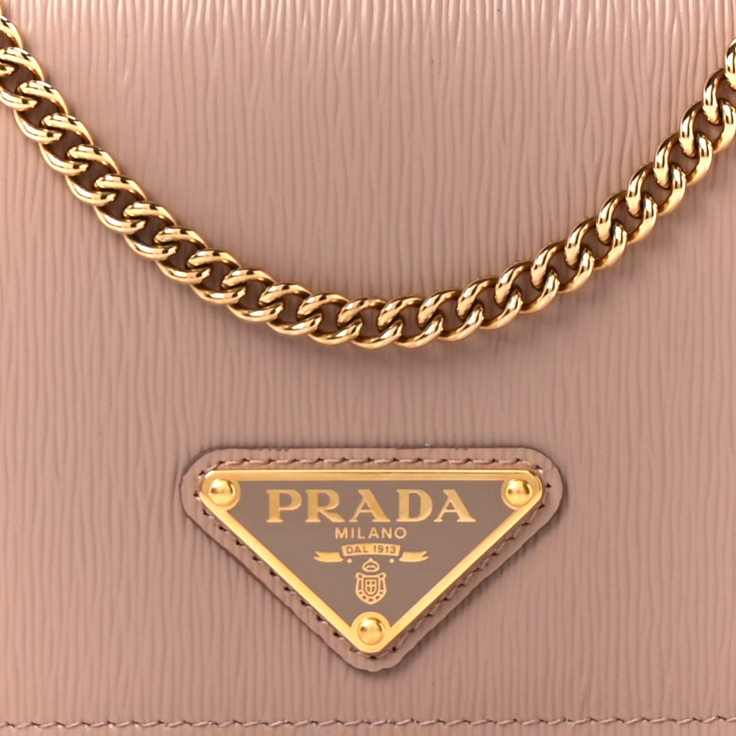 Prada Vitello Move Triangle Logo Miniborse Cipria 8 of 10