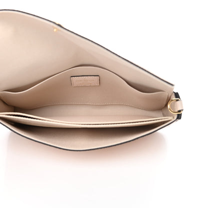 Louis Vuitton Empreinte Monogram Giant By The Pool Felicie Pochette Chain Wallet Cream Saffron 6 of 13