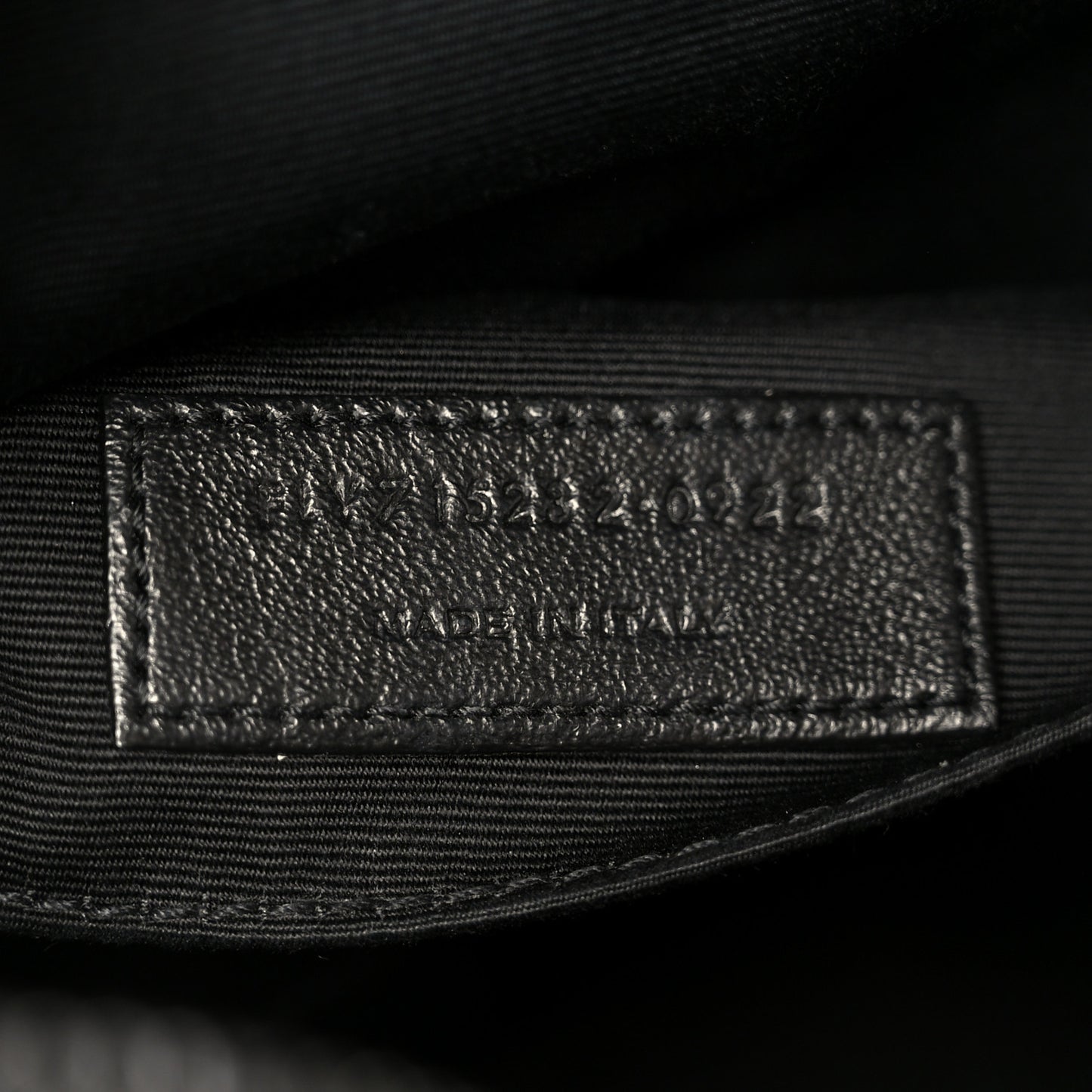 Calfskin Matelasse Monogram Monochrome Lou Camera Bag Black