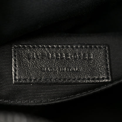 Saint Laurent Calfskin Matelasse Monogram Monochrome Lou Camera Bag Black 7 of 11