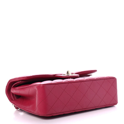 Chanel Caviar Quilted Small Double Flap Dark Pink 3 of 4
