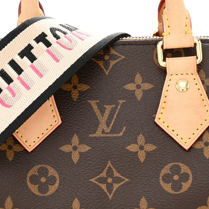 Louis Vuitton Monogram Speedy Bandouliere 20 Black 7 of 10