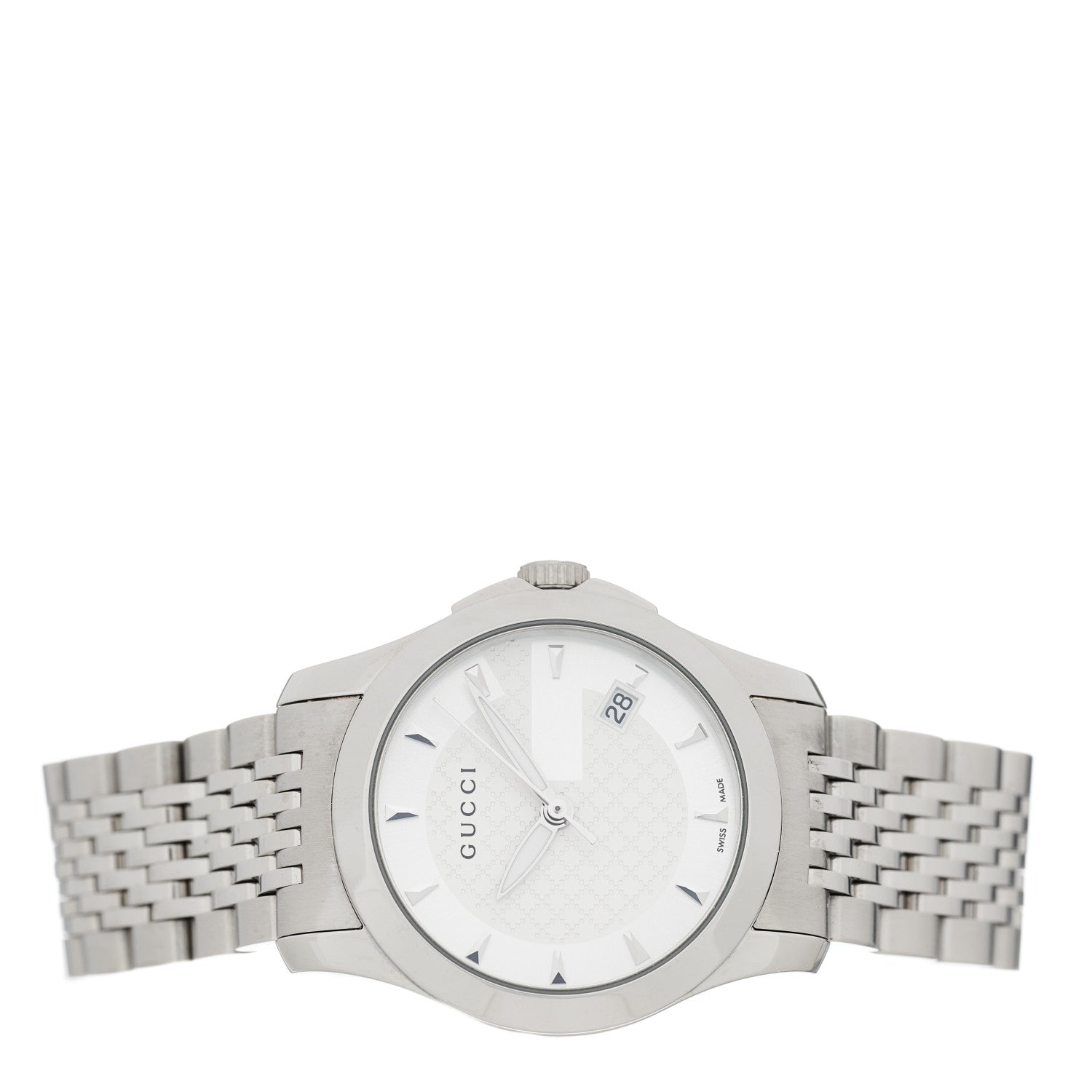 Gucci Stainless Steel 27mm G-Timeless Quartz Watch 2 of 5
