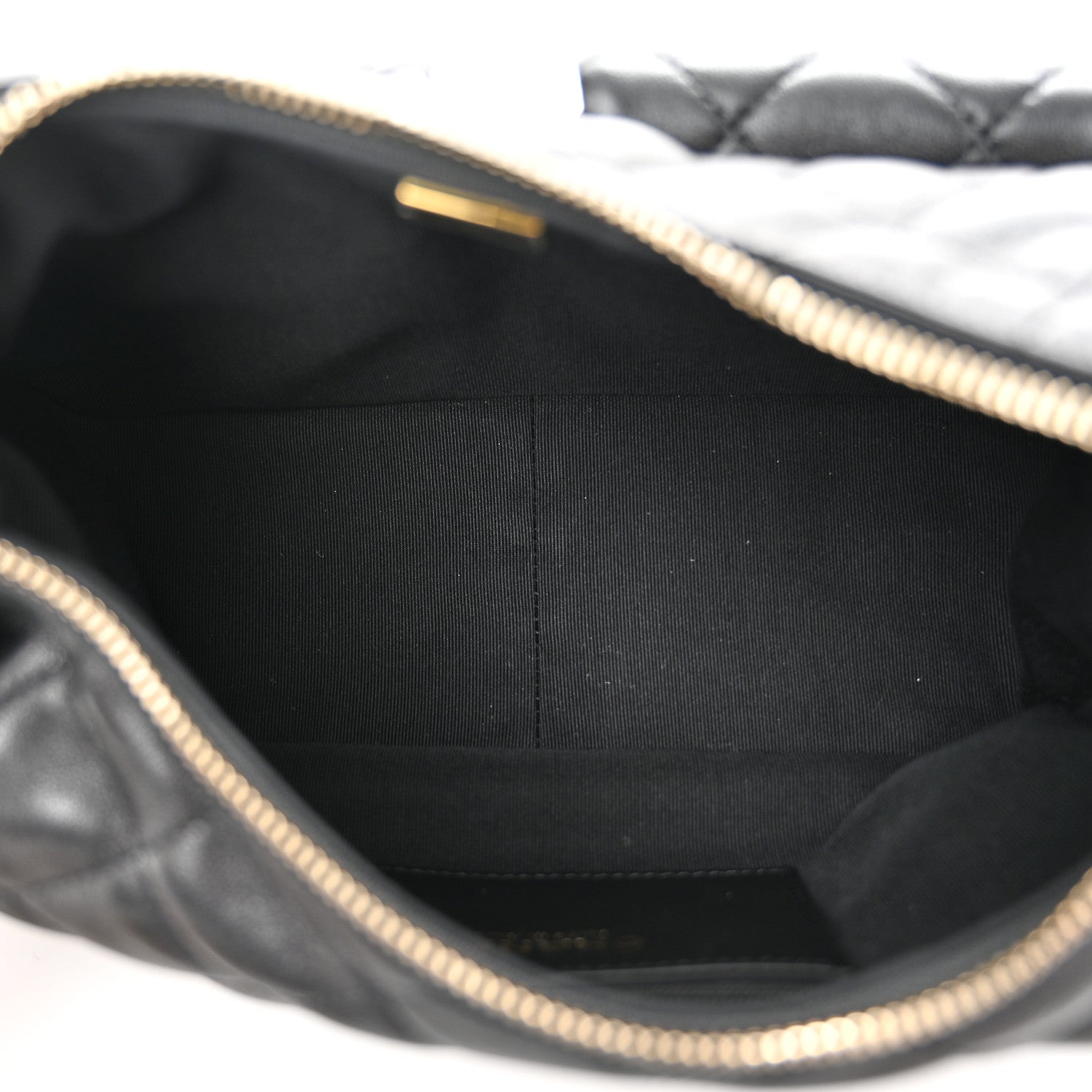 Chanel Shiny Lambskin Quilted Trendy Pockets Hobo Black 5 of 10