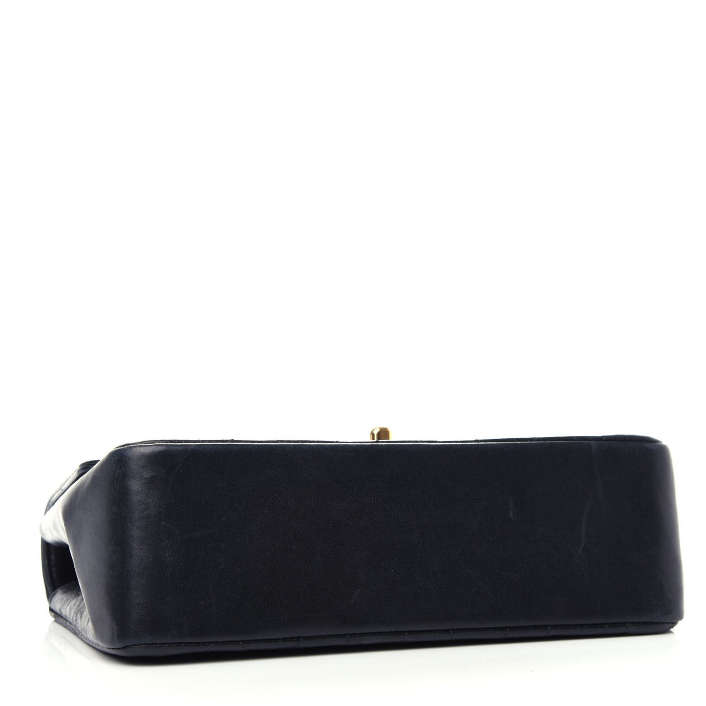 Lambskin Quilted Small Single Flap Black