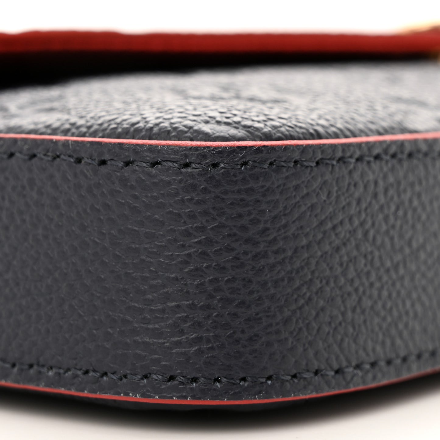 Empreinte Pochette Felicie Chain Wallet Marine Rouge
