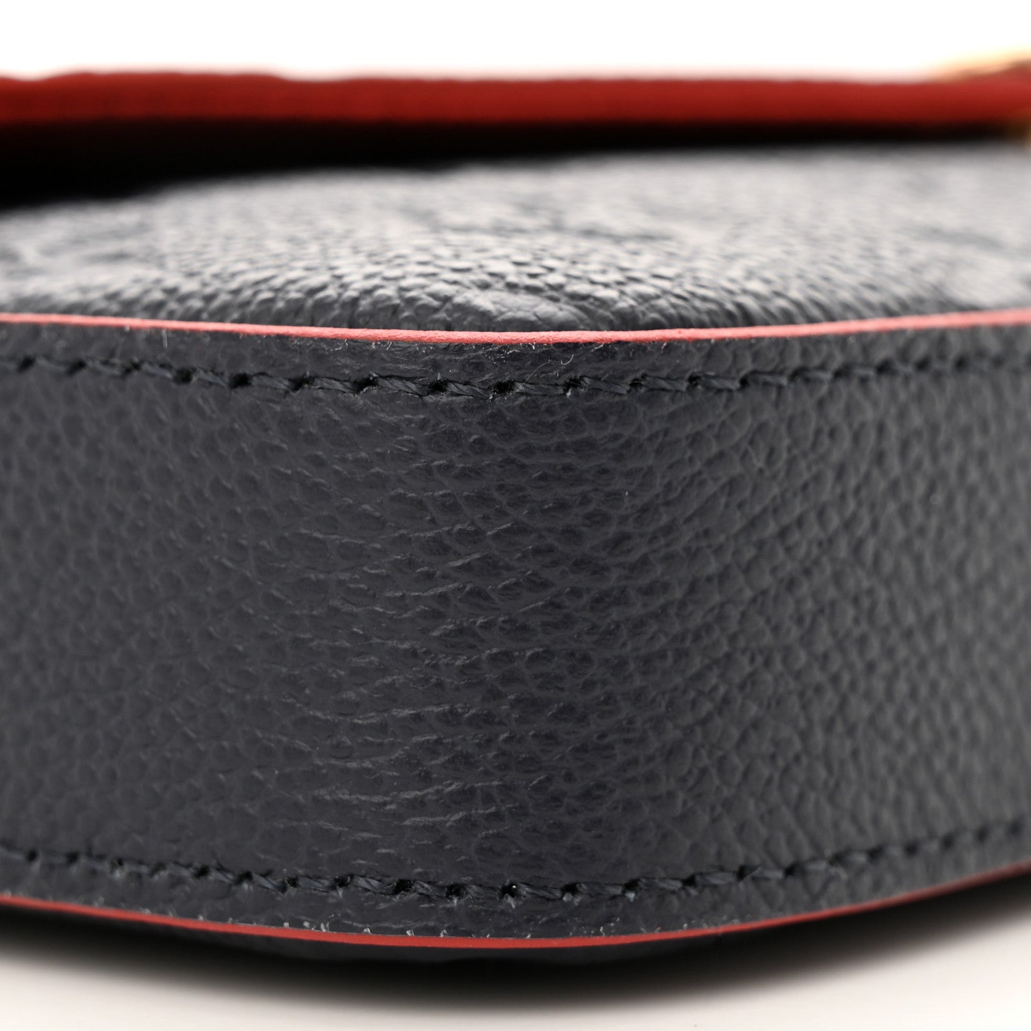 Louis Vuitton Empreinte Pochette Felicie Chain Wallet Marine Rouge 8 of 9