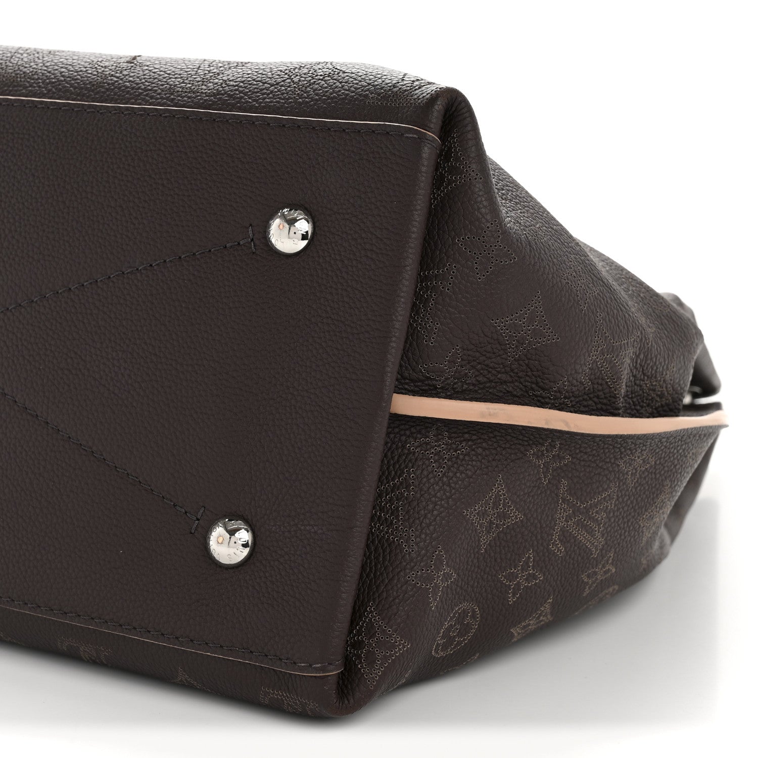 Louis Vuitton Mahina Carmel Hobo Chocolate 9 of 14