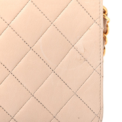 Chanel Lambskin Quilted Small Single Flap Beige 18 of 21