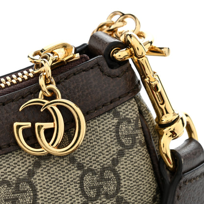 Gucci GG Supreme Monogram Textured Dollar Calfskin Web Small Ophidia GG Handbag Beige Ebony New Acero Beige Ebony New Acero Beige Ebony New Acero 11 of 11