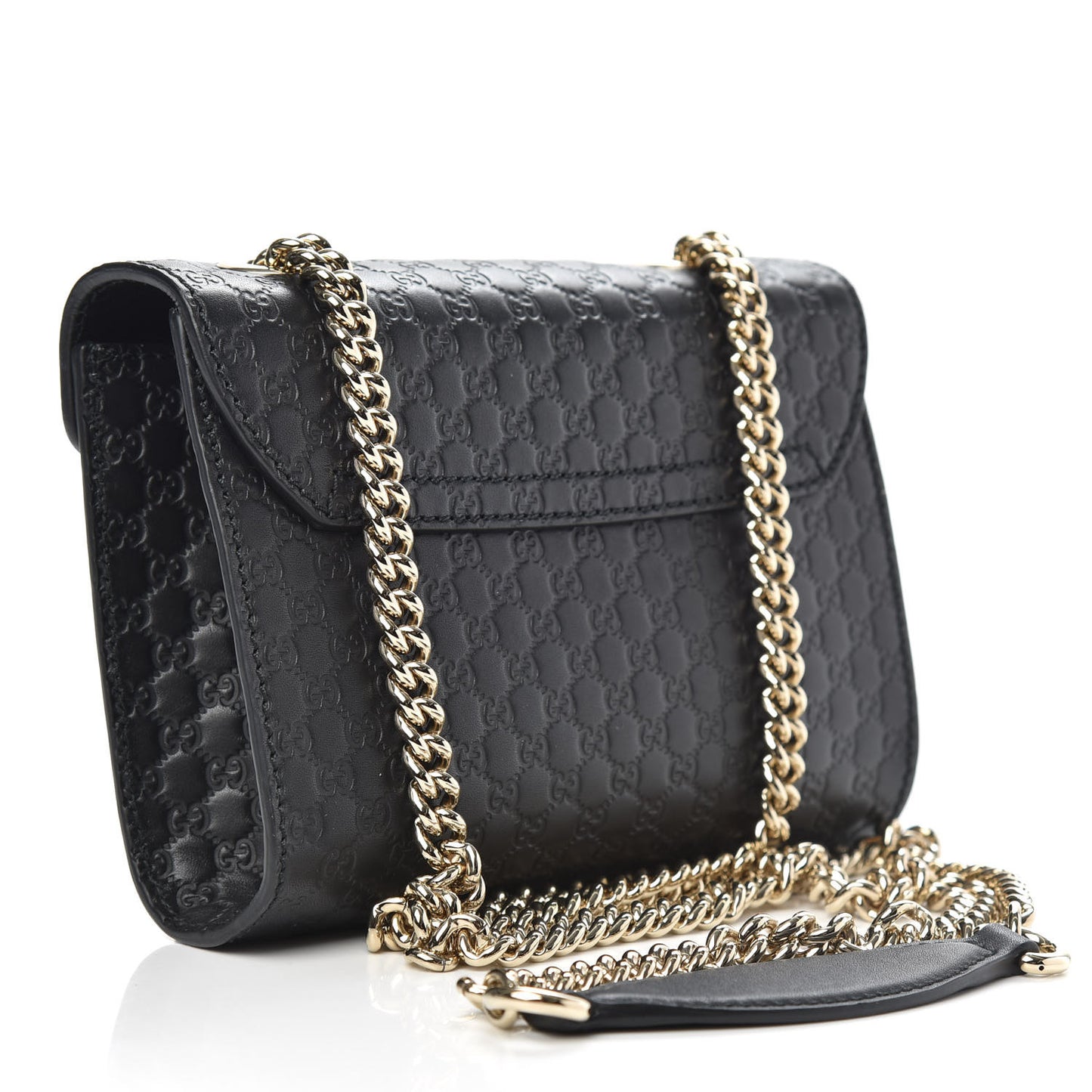 Microguccissima Mini Emily Shoulder Bag Black