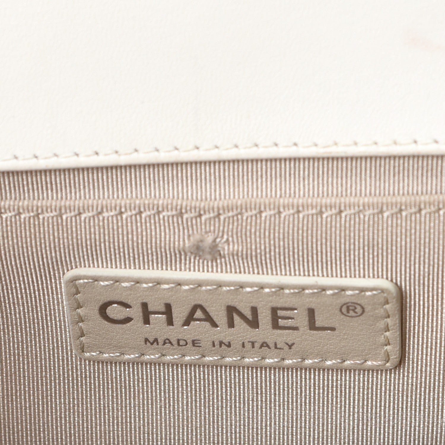 Chanel Lambskin Perforated Medium Boy Flap White 6 of 14