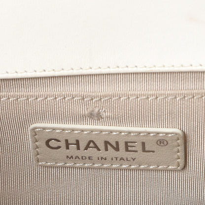 Chanel Lambskin Perforated Medium Boy Flap White 6 of 14