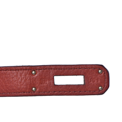 Hermes Taurillon Clemence Birkin 35 Rouge Venetian 23 of 46