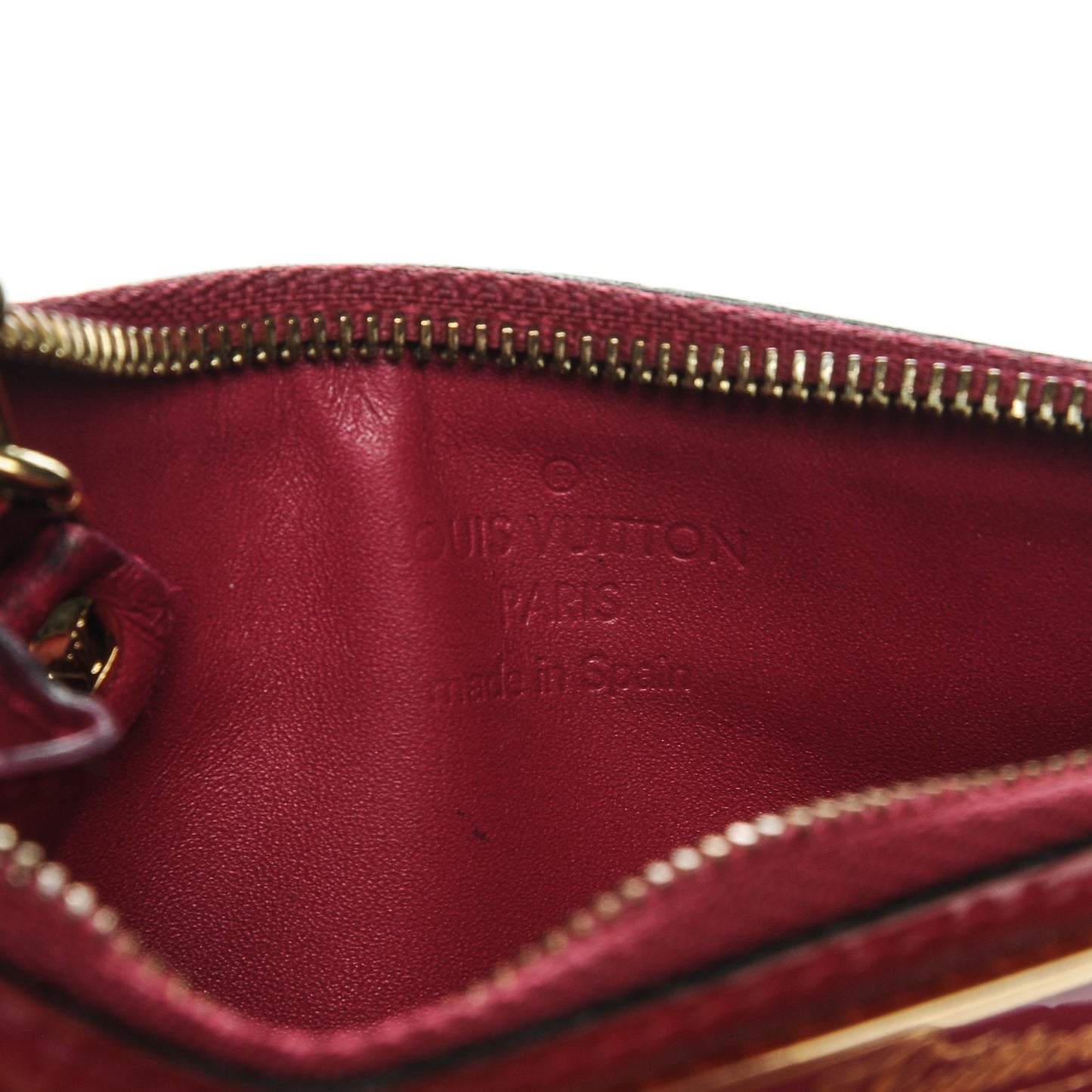 Vernis Key Pouch Rose Indien