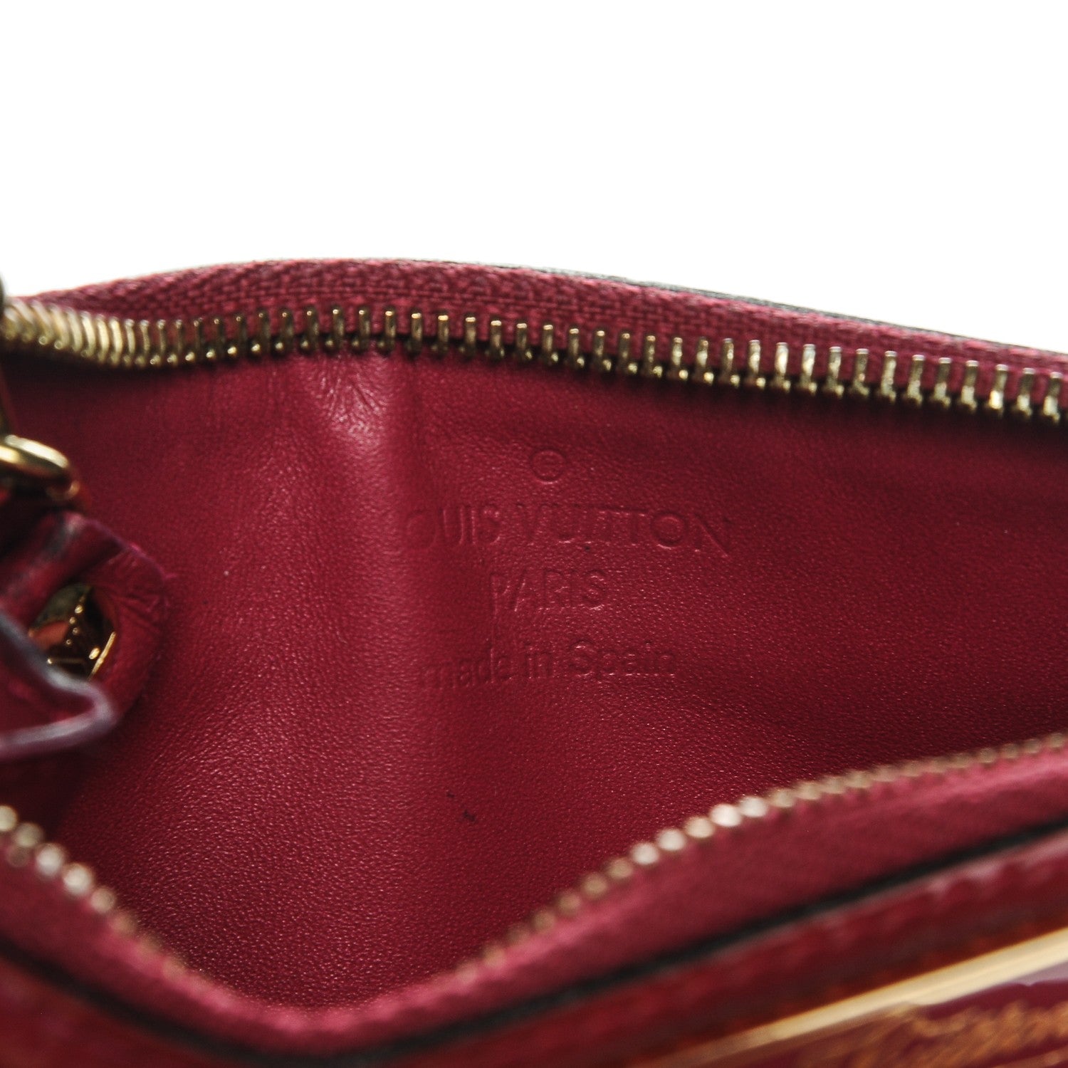 Louis Vuitton Vernis Key Pouch Rose Indien 6 of 7