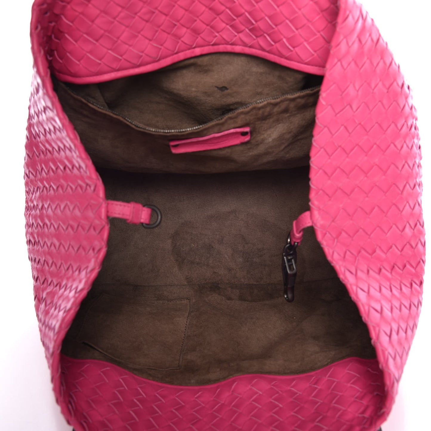 Nappa Intrecciato Medium Seamless Tote Fuchsia