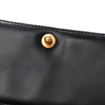 Chanel Calfskin Embossed Small Paris Salzburg Boy Flap Black 5 of 5