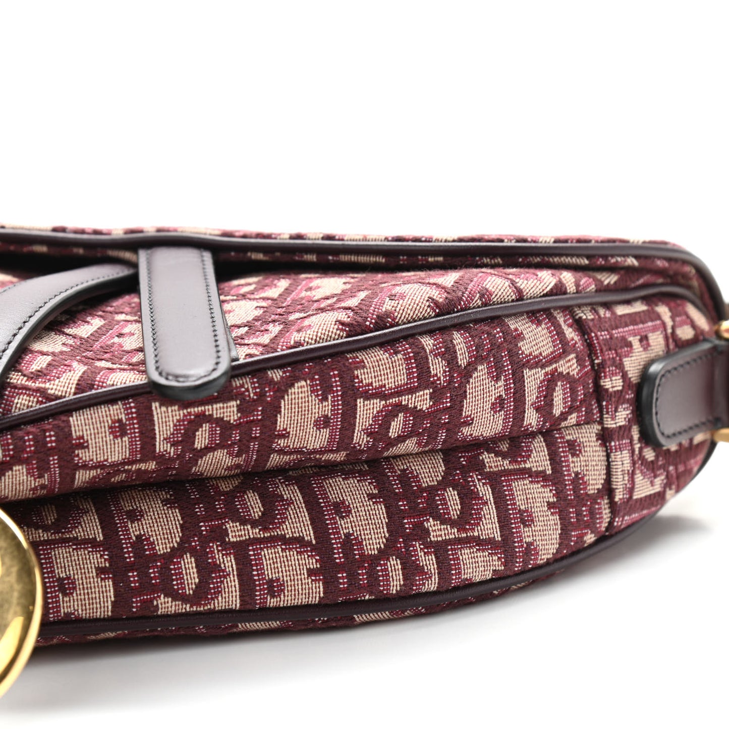 Oblique Saddle Bag Burgundy