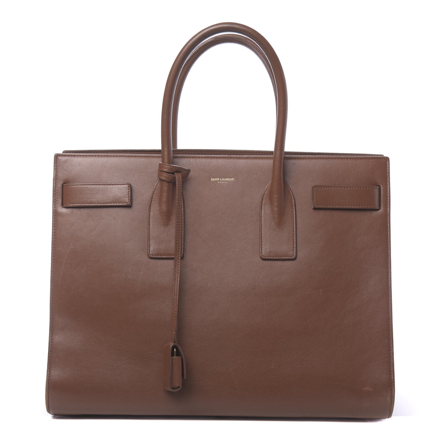 Calfskin Large Sac De Jour Carryall Cognac