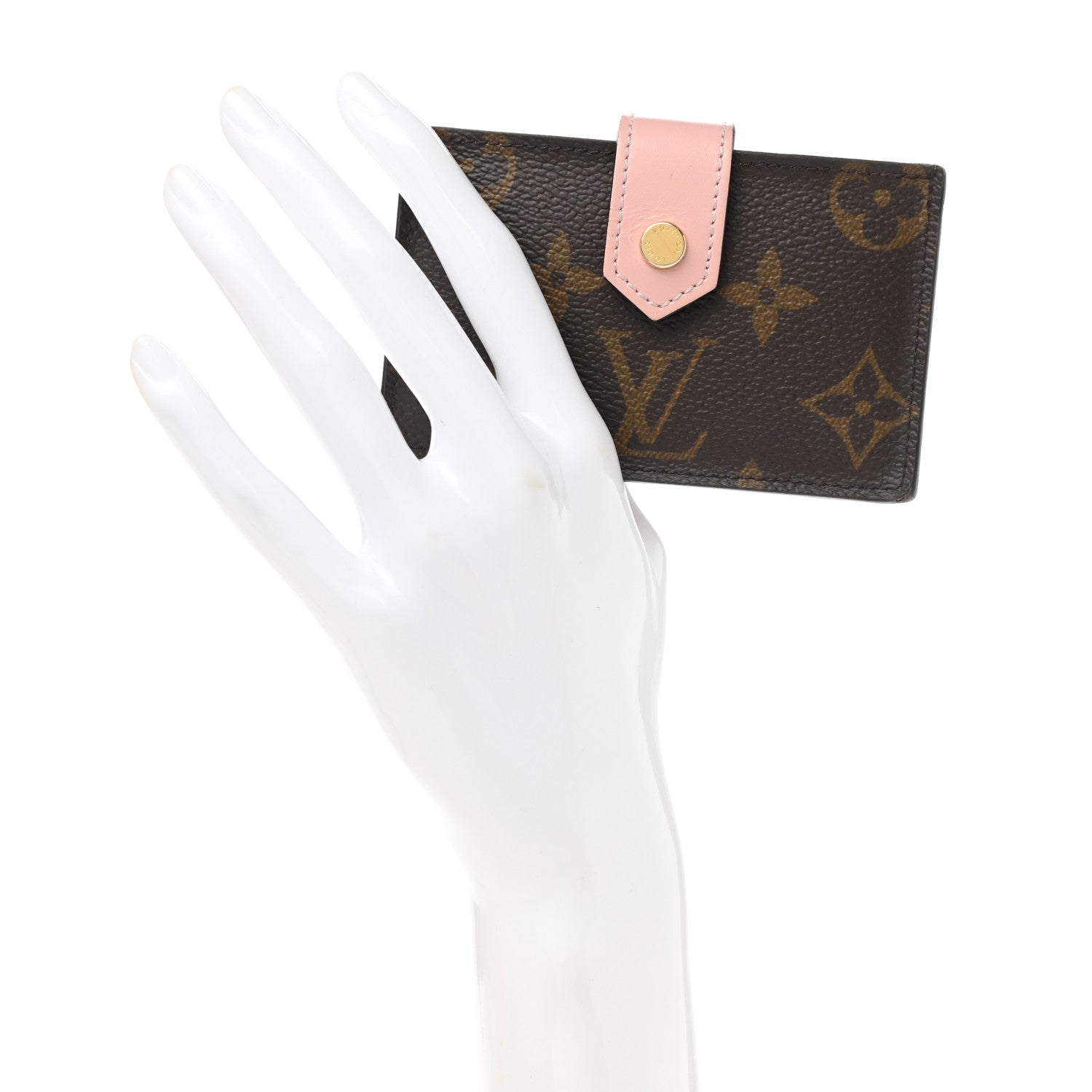 Louis Vuitton Monogram Gusset Card Holder Rose Ballerine 2 of 8