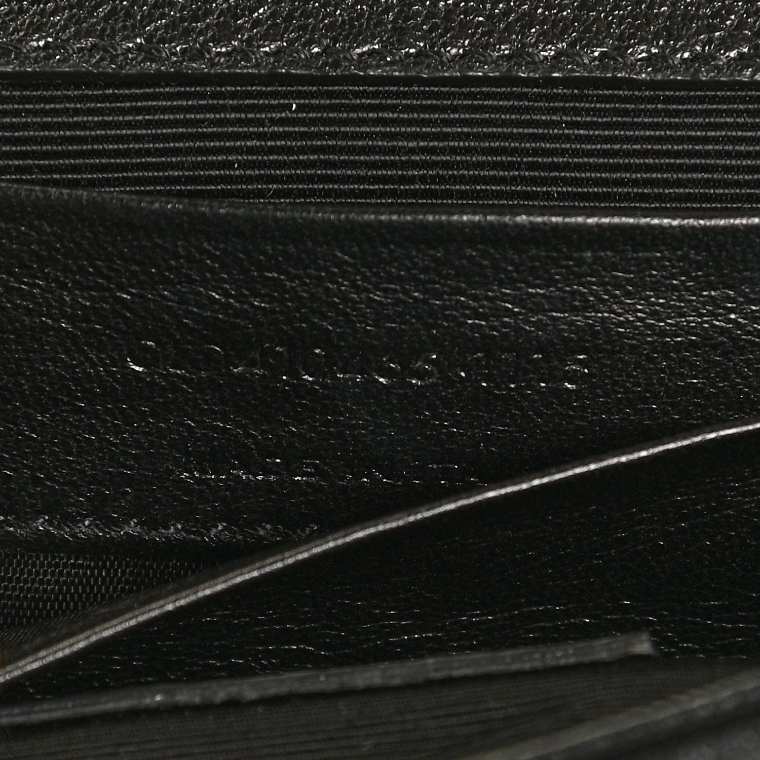 Saint Laurent Sheepskin Matelasse Chevron Monogram Classic Baby Chain Bag Black 6 of 13