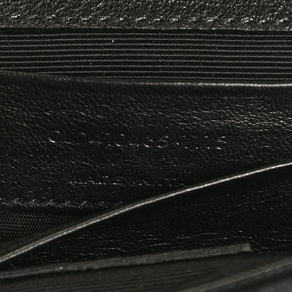 Saint Laurent Sheepskin Matelasse Chevron Monogram Classic Baby Chain Bag Black 6 of 13