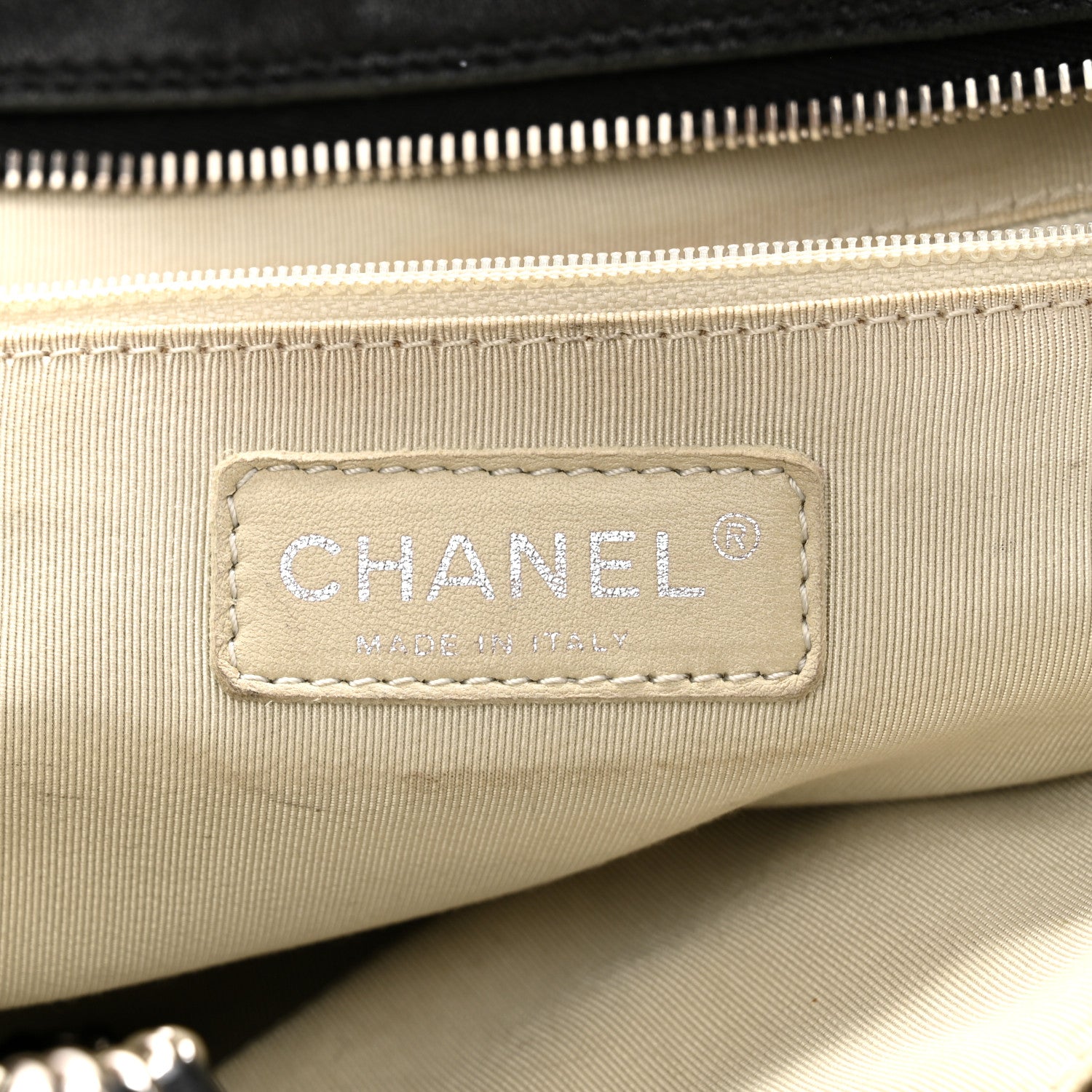 Chanel Calfskin Chain Around Bowler Black 6 of 10