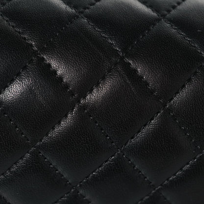 Chanel Lambskin Quilted Medium Boy Flap Black 17 of 18