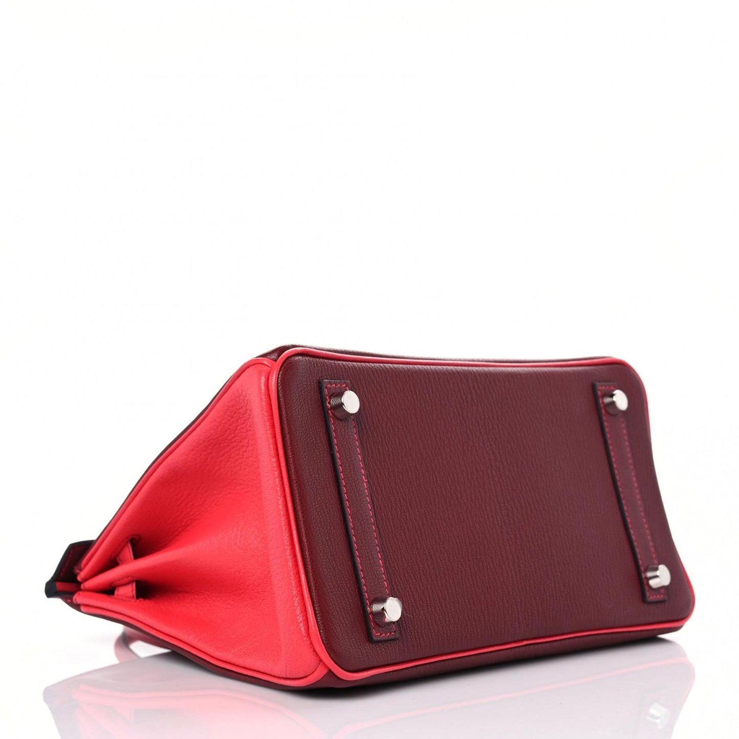 Chevre Mysore Horseshoe Birkin 25 Rouge H Bougainvillea