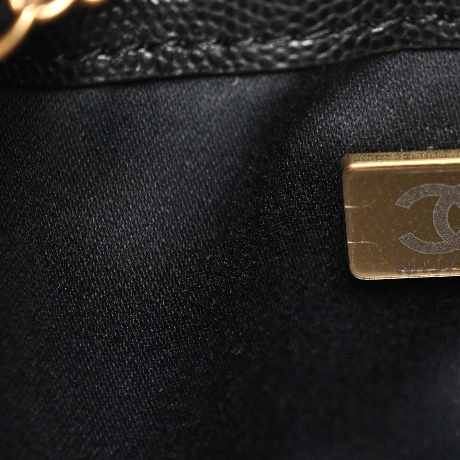 Chanel Caviar Quilted Mini Chanel 25 Handbag Black 7 of 11