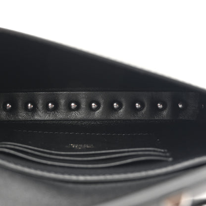 Valentino Garavani Grainy Calfskin Rockstud Crossbody Pouch Black 5 of 9