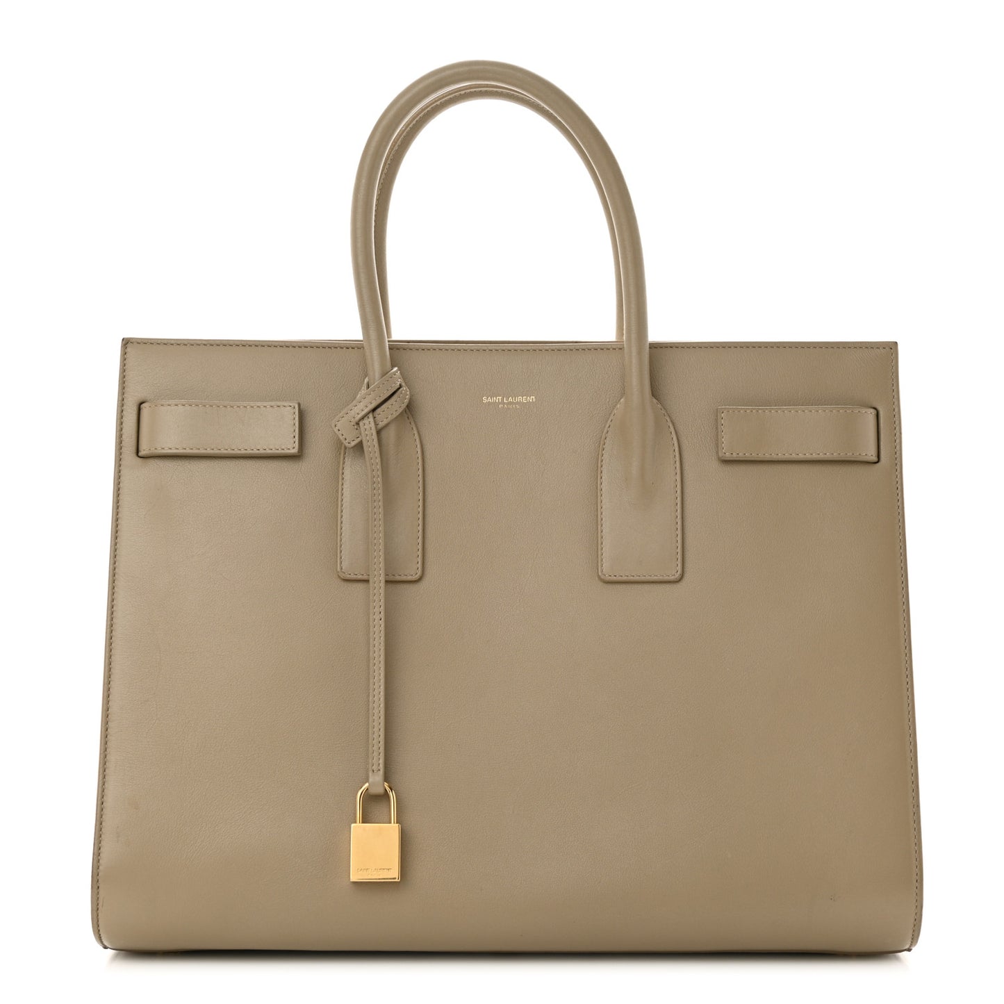 Calfskin Large Sac de Jour Carryall Beige