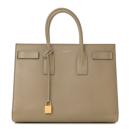 Saint Laurent Calfskin Large Sac de Jour Carryall Beige 1 of 16