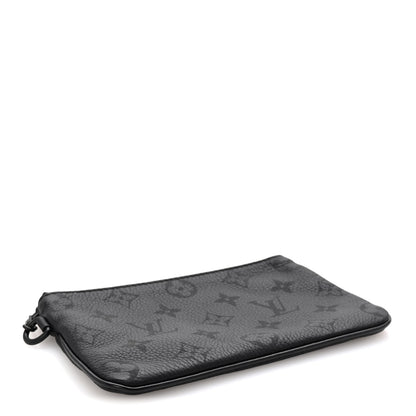 Louis Vuitton Calfskin Monogram Speedy P9 Bandouliere 30 Pochette Ultra Black 4 of 6