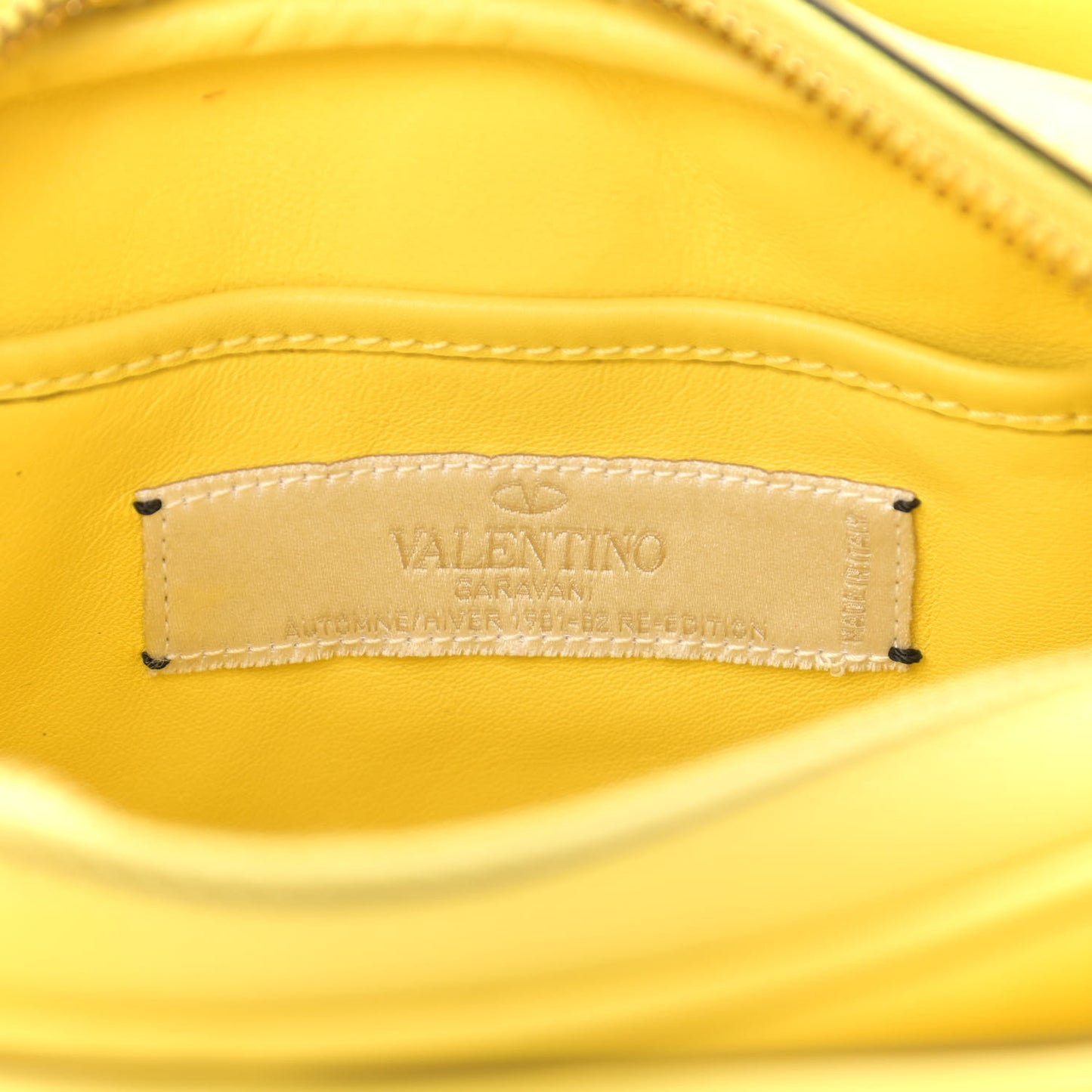Vitello Small Logo Go Crossbody Bag Naples Yellow