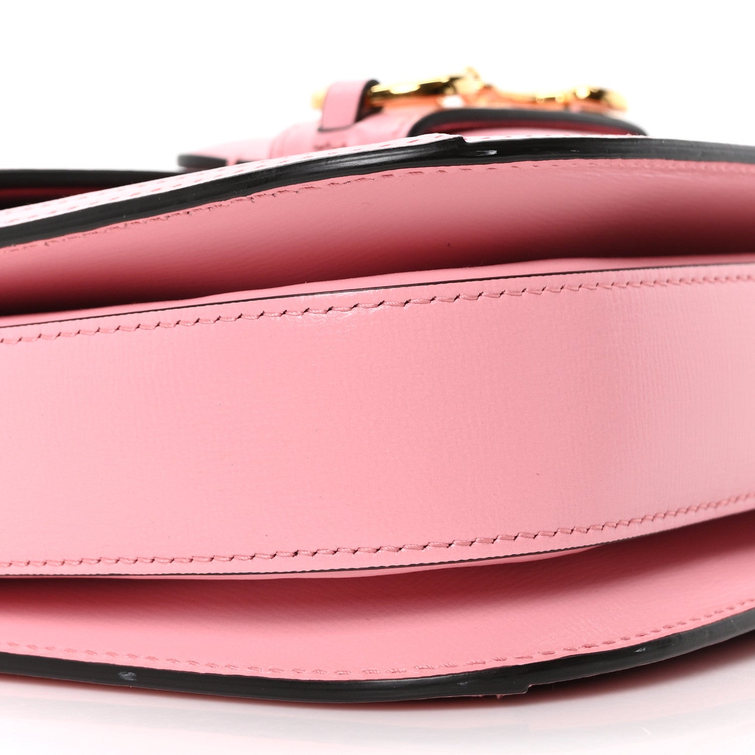 Gucci Azalea Calfskin Horsebit 1955 Shoulder Bag New Cherry Red Wild Rose 9 of 10