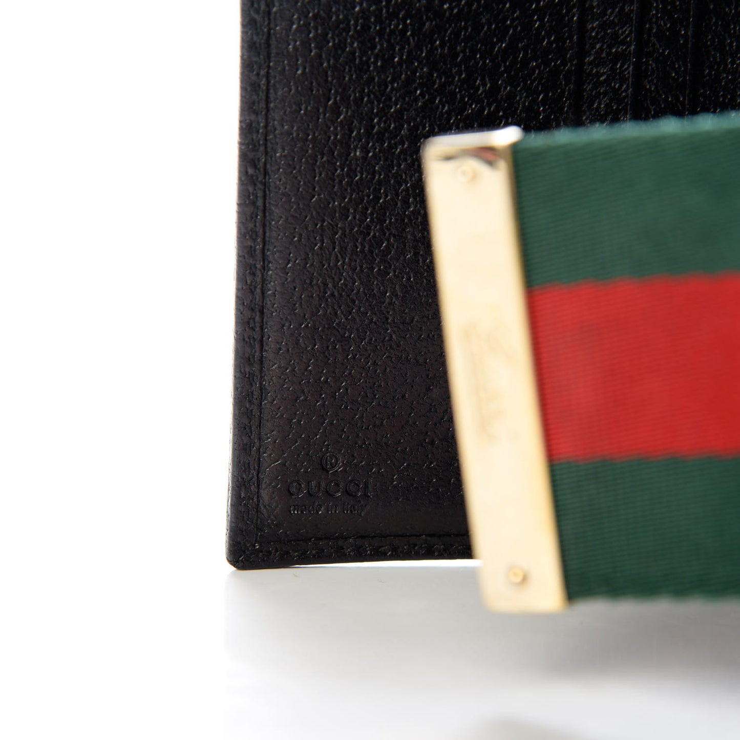 Monogram Web French Flap Wallet Black