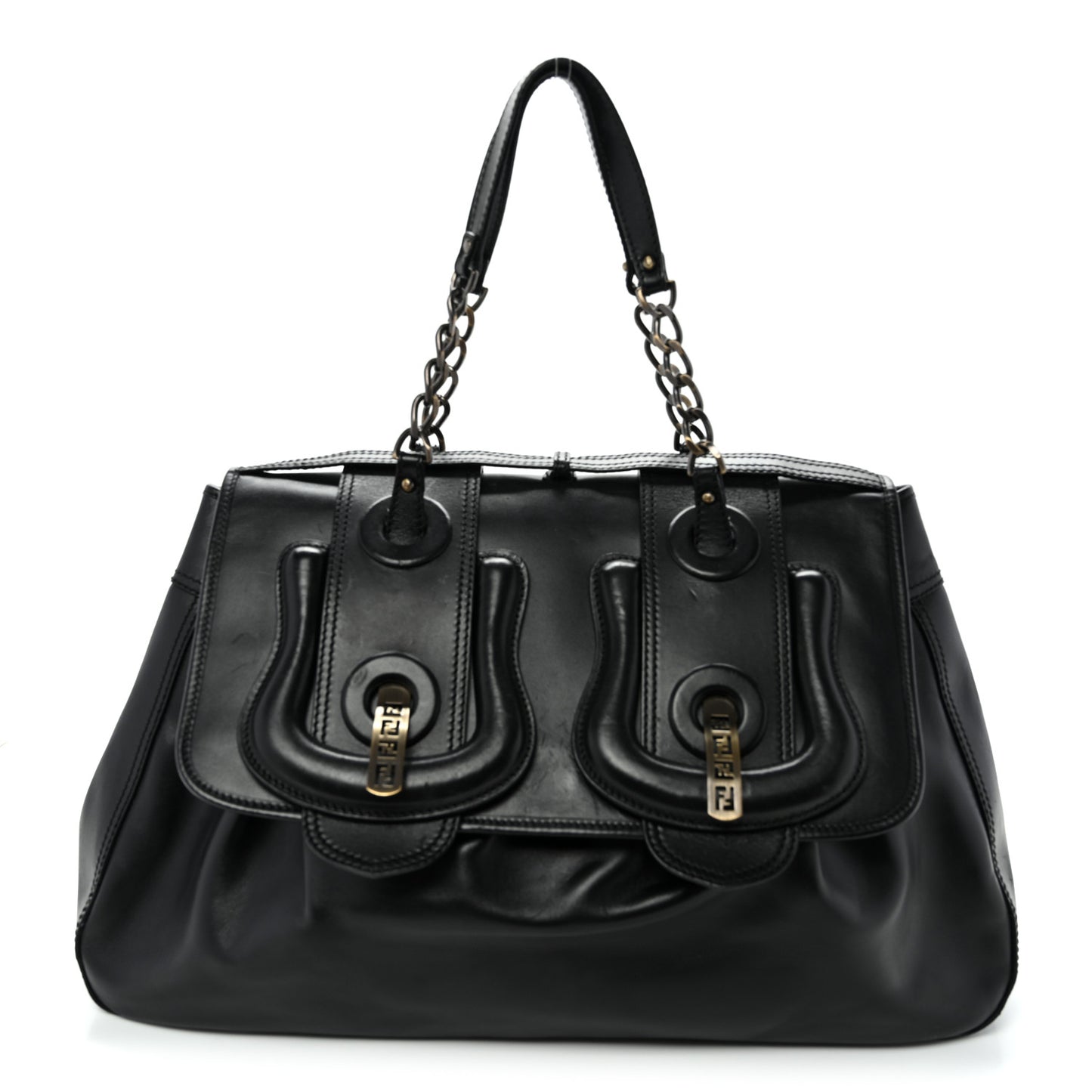 Cuoio Large B Bag Black