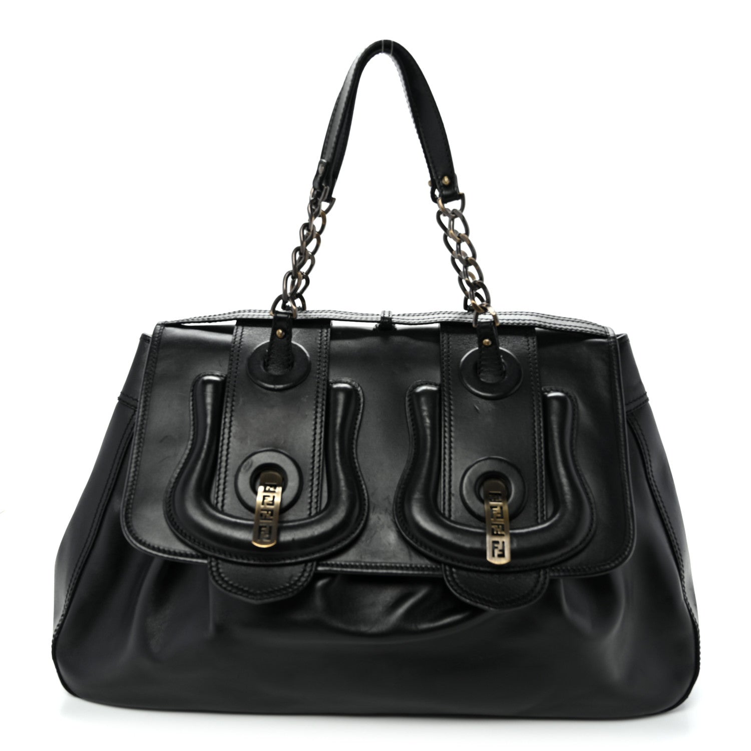 Fendi Cuoio Large B Bag Black 1 of 10
