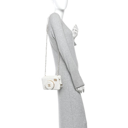 Chanel Lambskin Quilted Coco Click Bag White 2 of 11