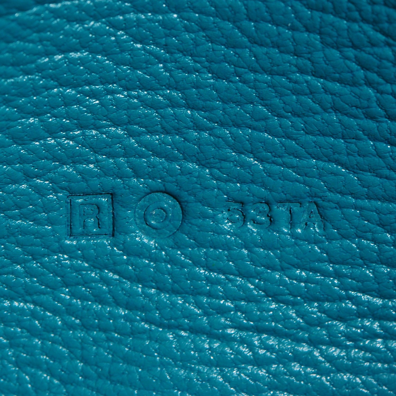Hermes Chevre Mysore Bearn Wallet Bleu Paon 9 of 11