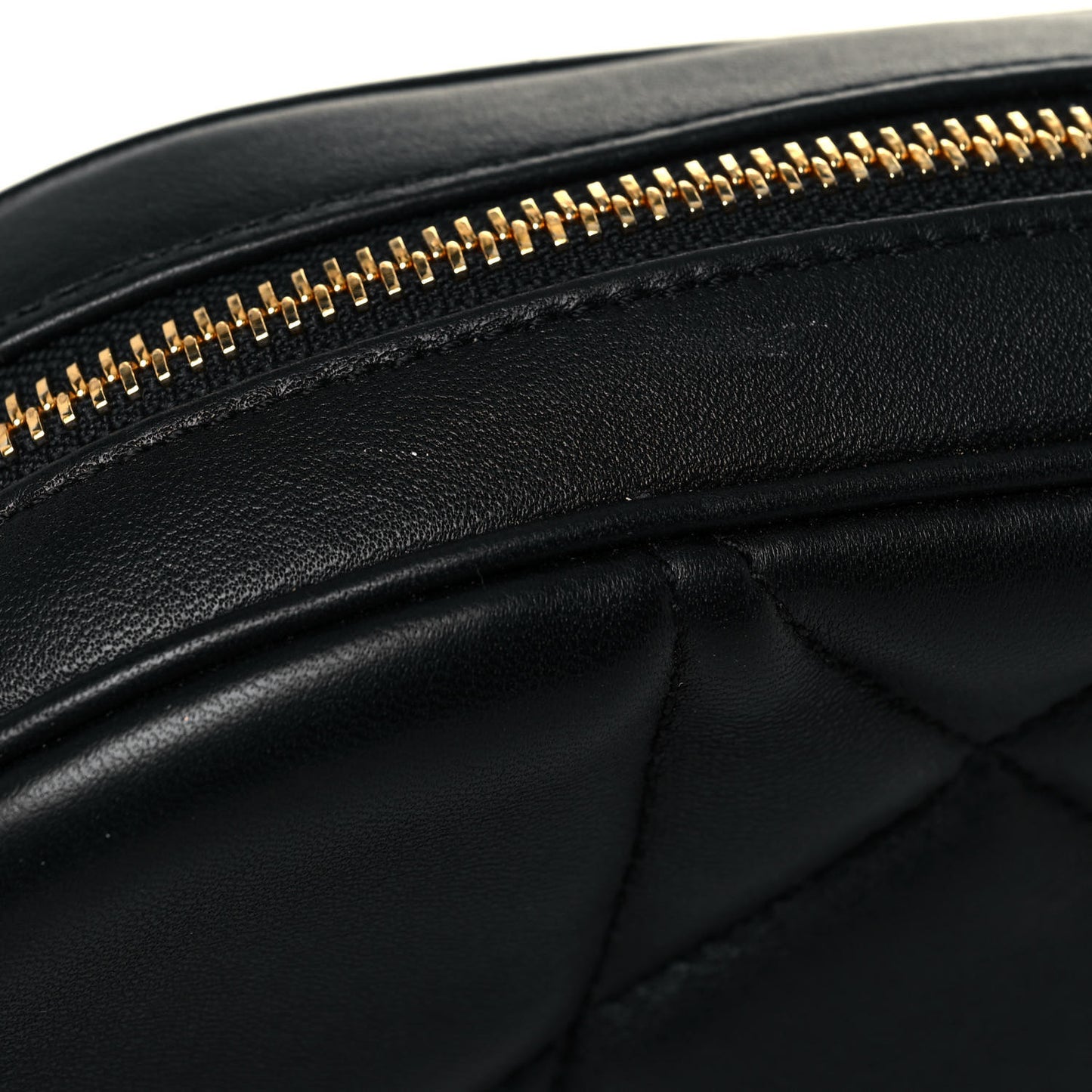 Smooth Calfskin Mini Devotion Camera Bag Black
