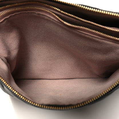 Louis Vuitton Lambskin Embossed Monogram Coussin MM Black 7 of 12