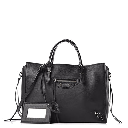 Balenciaga Veau Papier A6 Zip Around Tote Black 1 of 8