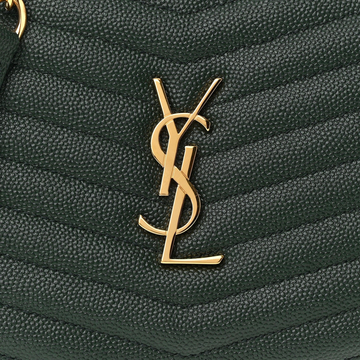 Grain De Poudre Matelasse Monogram Mini Lou Camera Bag New Vert Fonce
